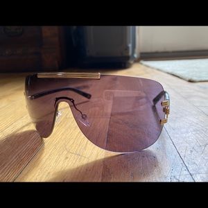 Y2K Christian Dior oversized sunglasses